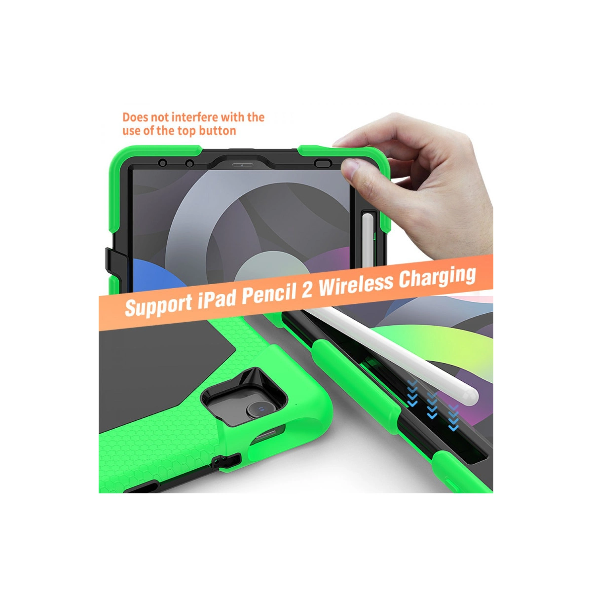 Evimdeyokyok Apple İpad Pro 11 (2020) Kılıf Griffin Tablet Kapak - Yeşil