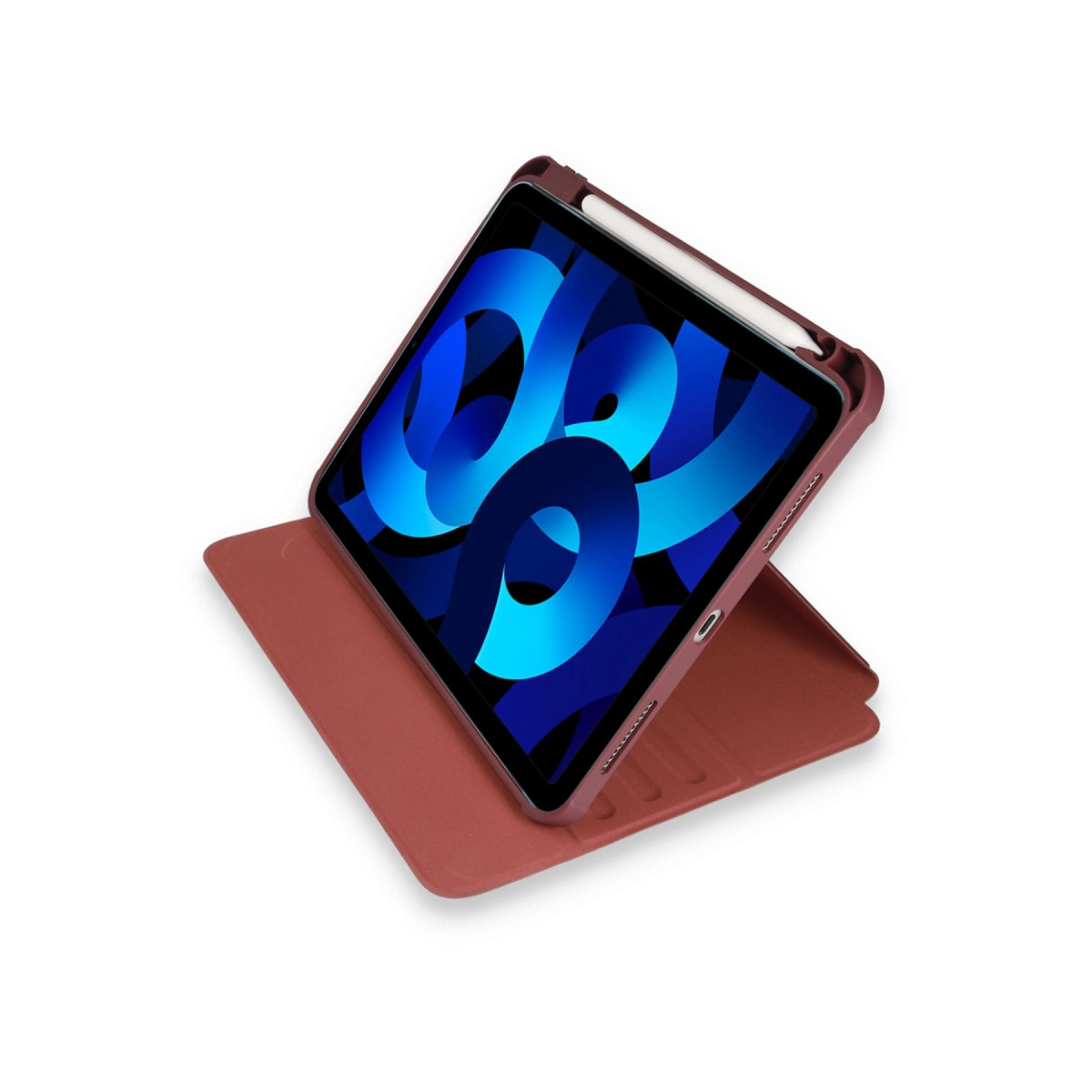 Evimdeyokyok Apple İpad Pro 11 (2021) Kılıf Ling 360 Kalemlikli Tablet Kılıf - Mor