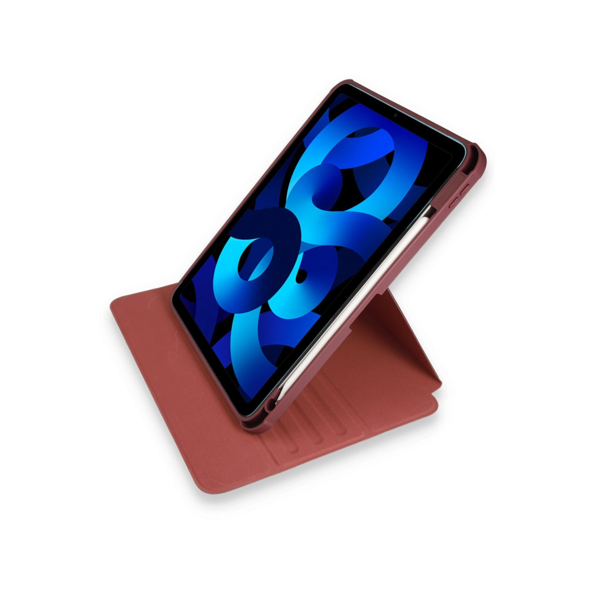 Evimdeyokyok Apple İpad Pro 11 (2021) Kılıf Ling 360 Kalemlikli Tablet Kılıf - Mor