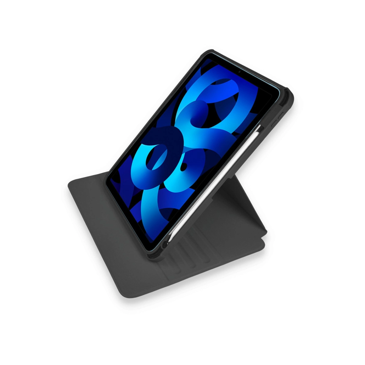 Evimdeyokyok Apple İpad Pro 11 (2021) Kılıf Ling 360 Kalemlikli Tablet Kılıf - Siyah