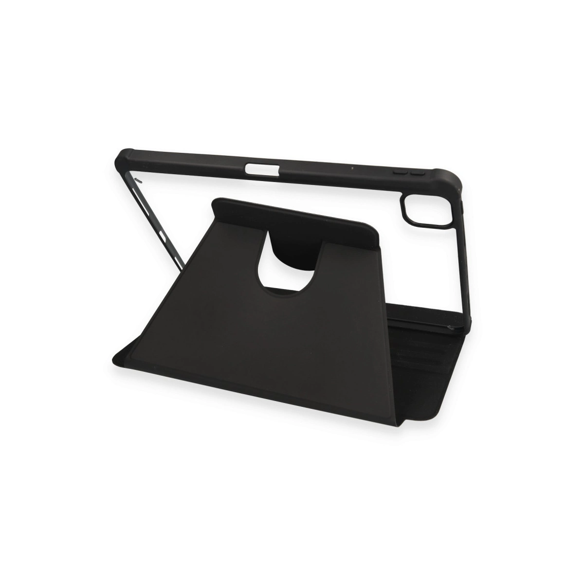 Evimdeyokyok Apple İpad Pro 11 (2021) Kılıf Ling 360 Kalemlikli Tablet Kılıf - Siyah