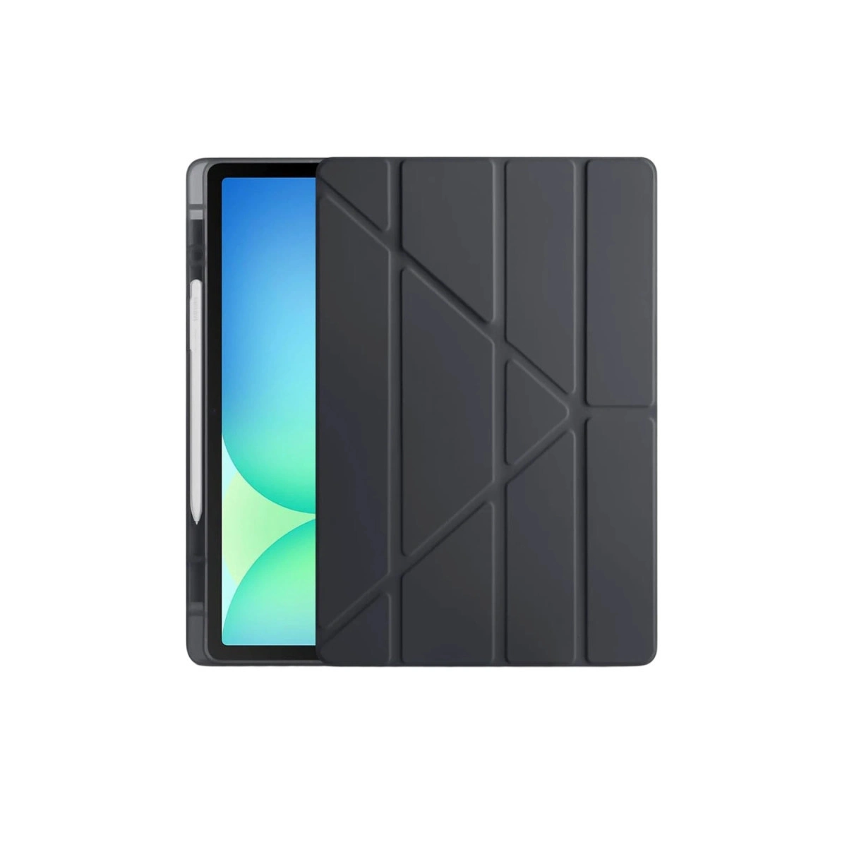 Evimdeyokyok Apple İpad Pro 11 (2024) Kılıf Kalemlikli Hugo Tablet Kılıfı - Siyah