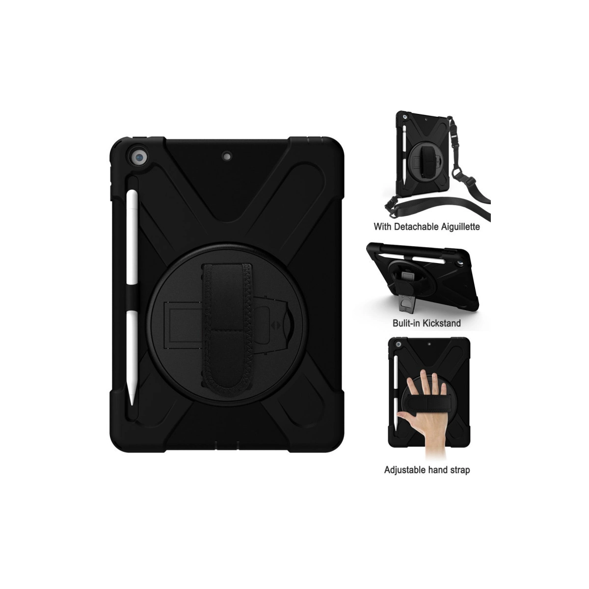 Evimdeyokyok Apple İpad Pro 13 (2024) Kılıf Amazing Tablet Kapak - Siyah