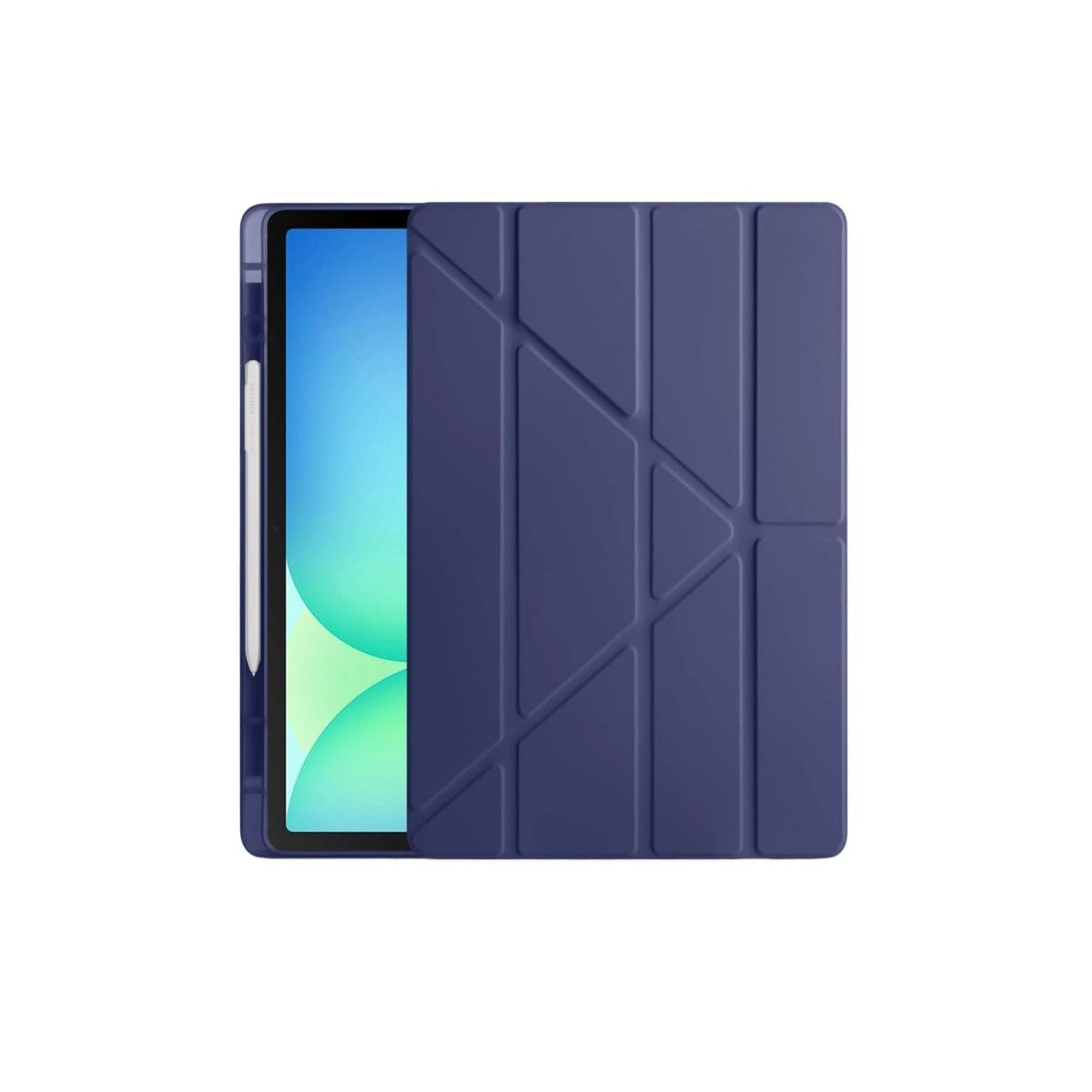Evimdeyokyok Apple İpad Pro 13 (2024) Kılıf Kalemlikli Hugo Tablet Kılıfı - Lacivert