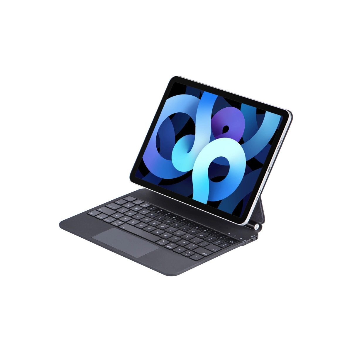 Evimdeyokyok Apple İpad Pro 13 (2024) Kılıf X9P Magic Manyetik Klavyeli Tablet Kılıfı - Siyah