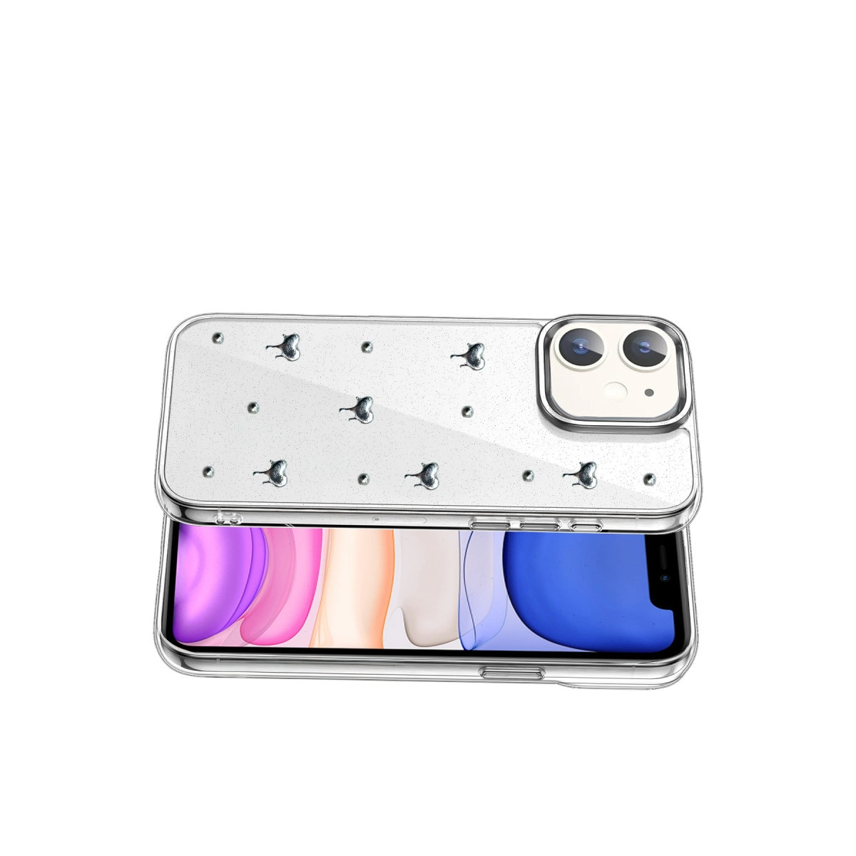 Evimdeyokyok Apple İphone 11 Fiyonk Desenli Kapak - Desen 1