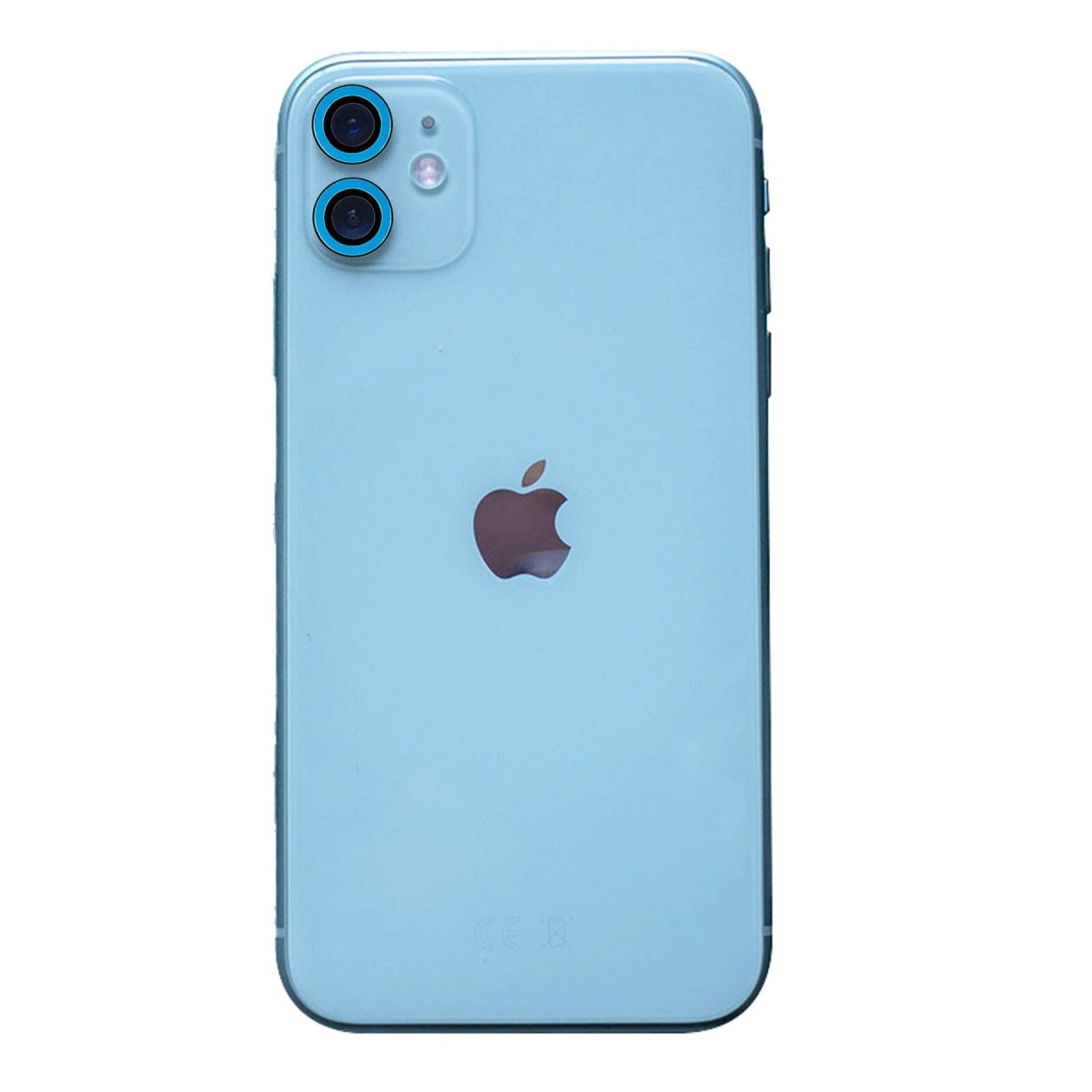 Evimdeyokyok Apple İphone 11 Neon Fosforlu Kamera Lens - Mavi