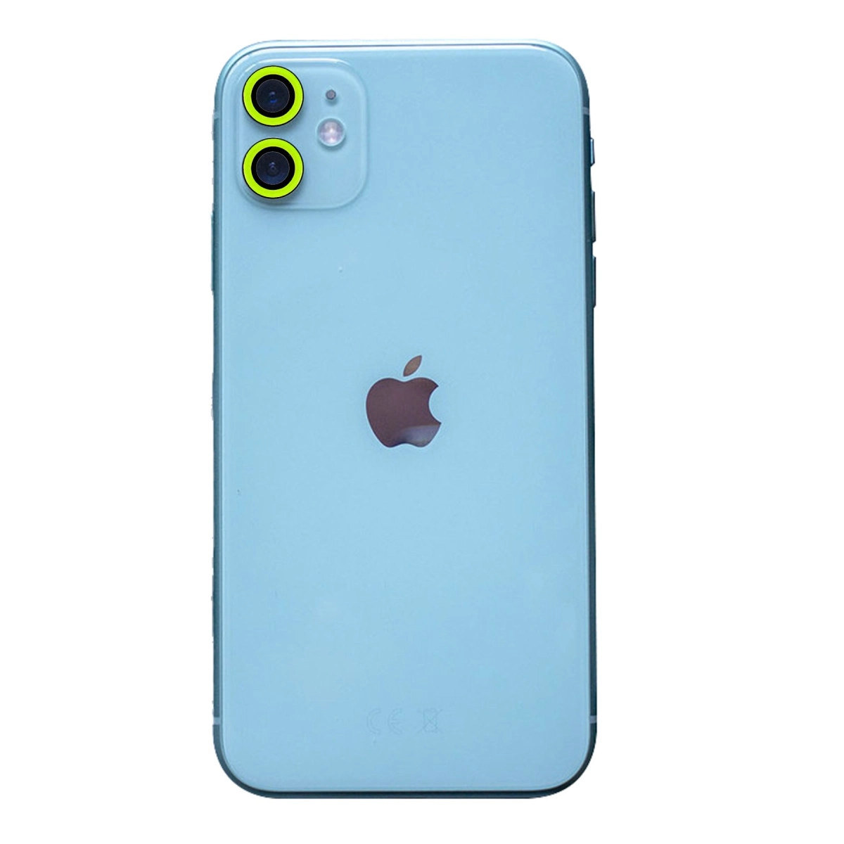 Evimdeyokyok Apple İphone 11 Neon Fosforlu Kamera Lens - Yeşil