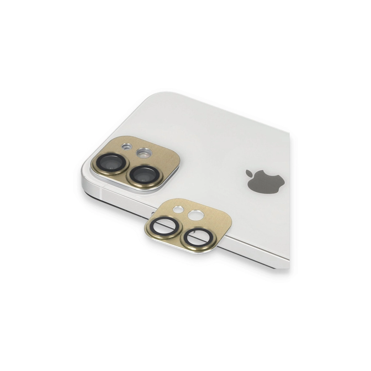 Evimdeyokyok Apple İphone 11 Pers Alüminyum Kamera Lens - Gold
