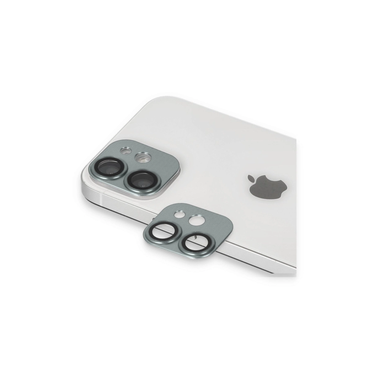 Evimdeyokyok Apple İphone 11 Pers Alüminyum Kamera Lens - Yeşil
