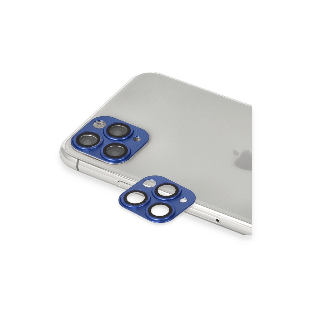 Evimdeyokyok Apple İphone 11 Pro Max Pers Alüminyum Kamera Lens - Lacivert