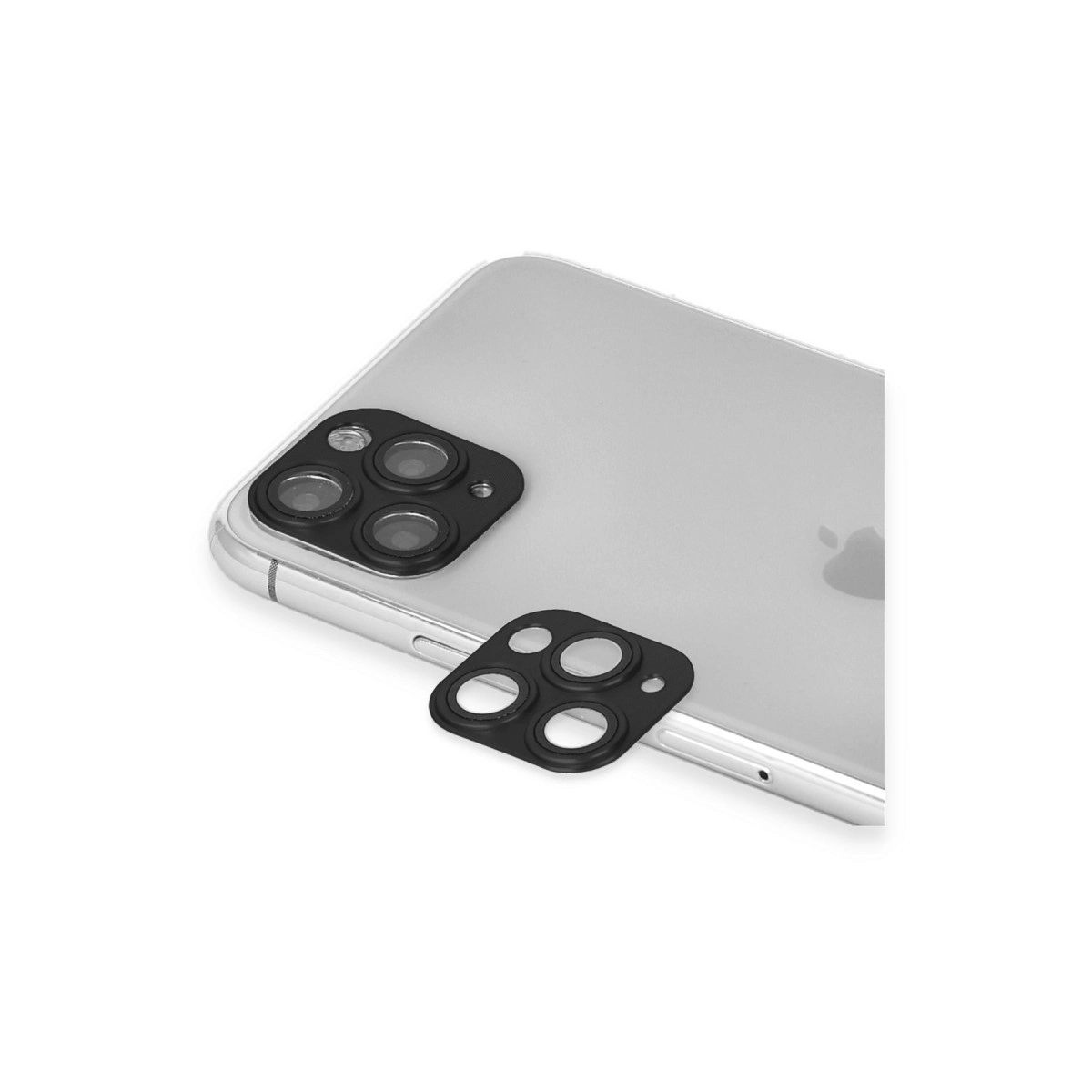 Evimdeyokyok Apple İphone 11 Pro Max Pers Alüminyum Kamera Lens - Siyah