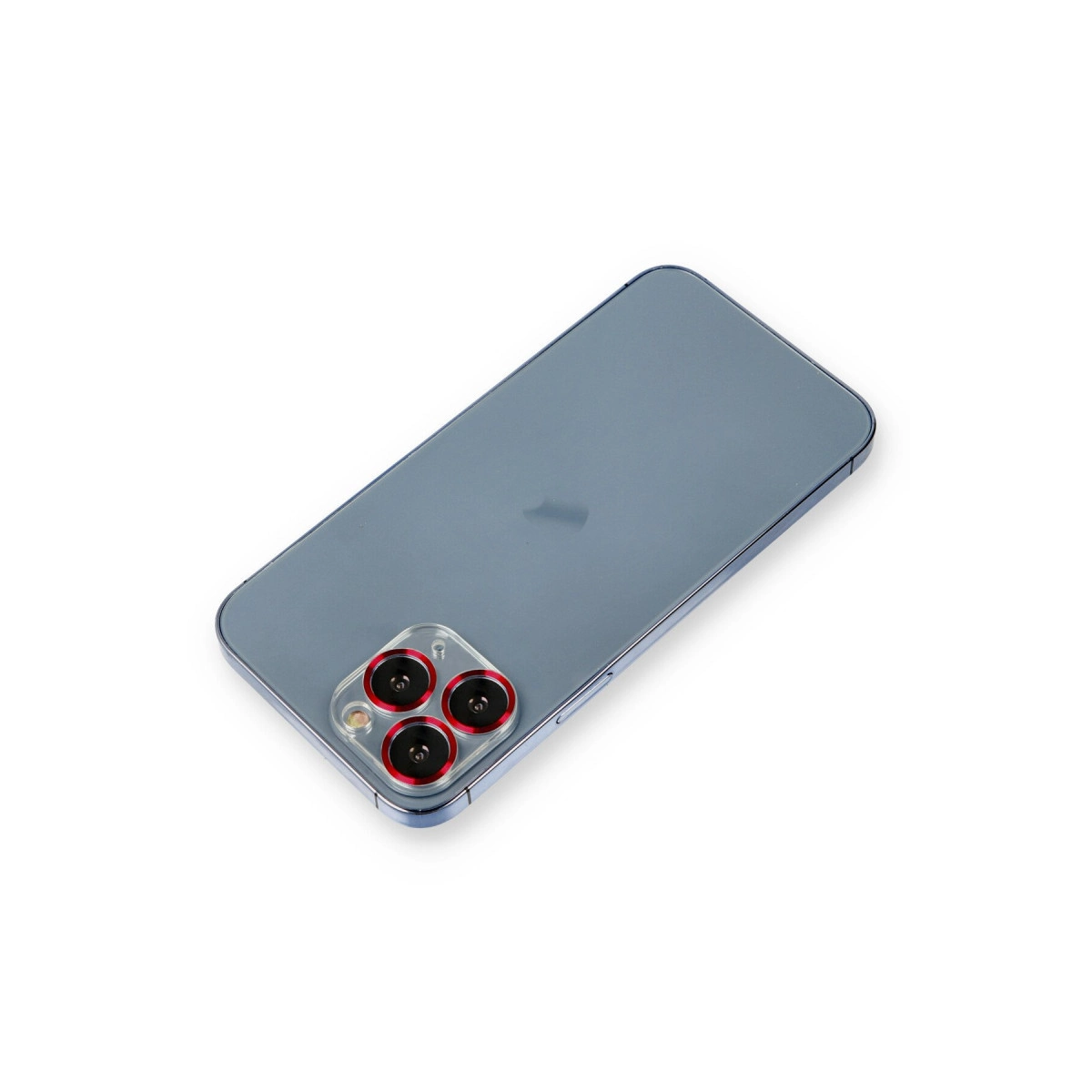 Evimdeyokyok Apple İphone 11 Pro Metal Kamera Lens Koruma Cam - Kırmızı