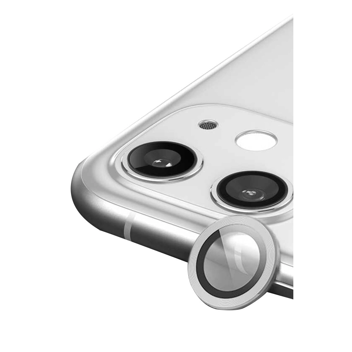 Evimdeyokyok Apple İphone 11 Raze Metal Kamera Lens - Gümüş