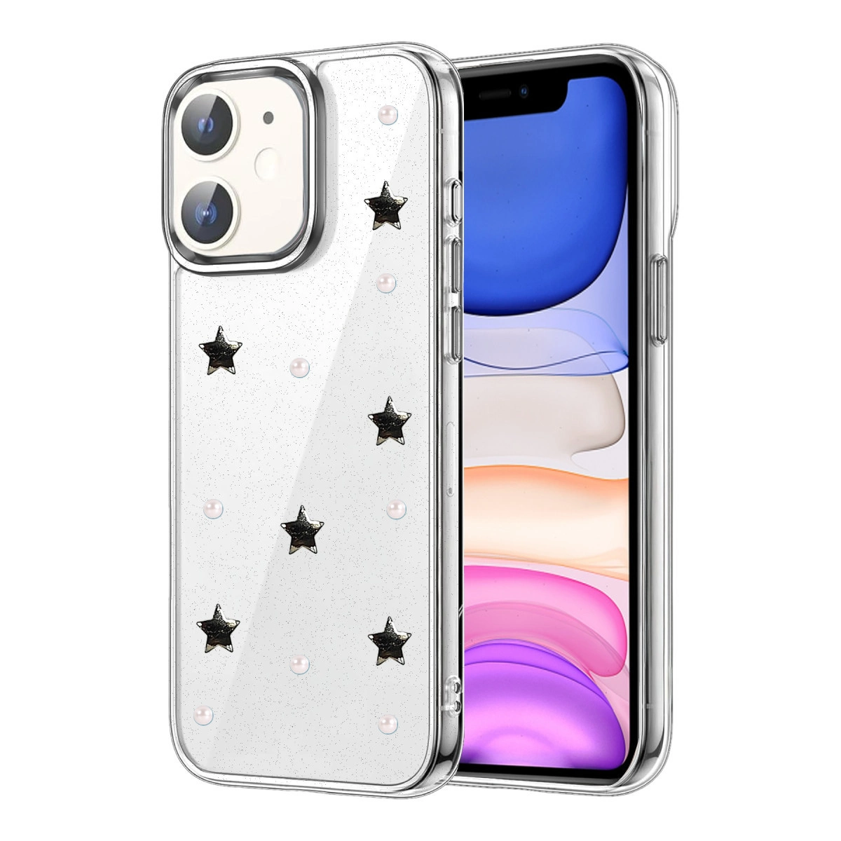 Evimdeyokyok Apple İphone 12 Fiyonk Desenli Kapak - Desen 7