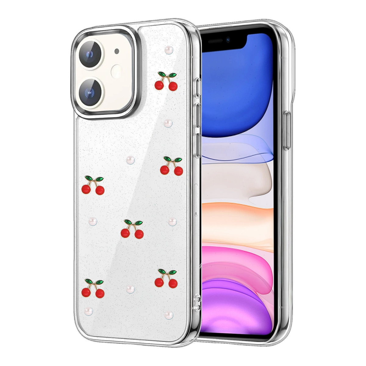 Evimdeyokyok Apple İphone 12 Fiyonk Desenli Kapak - Desen 9