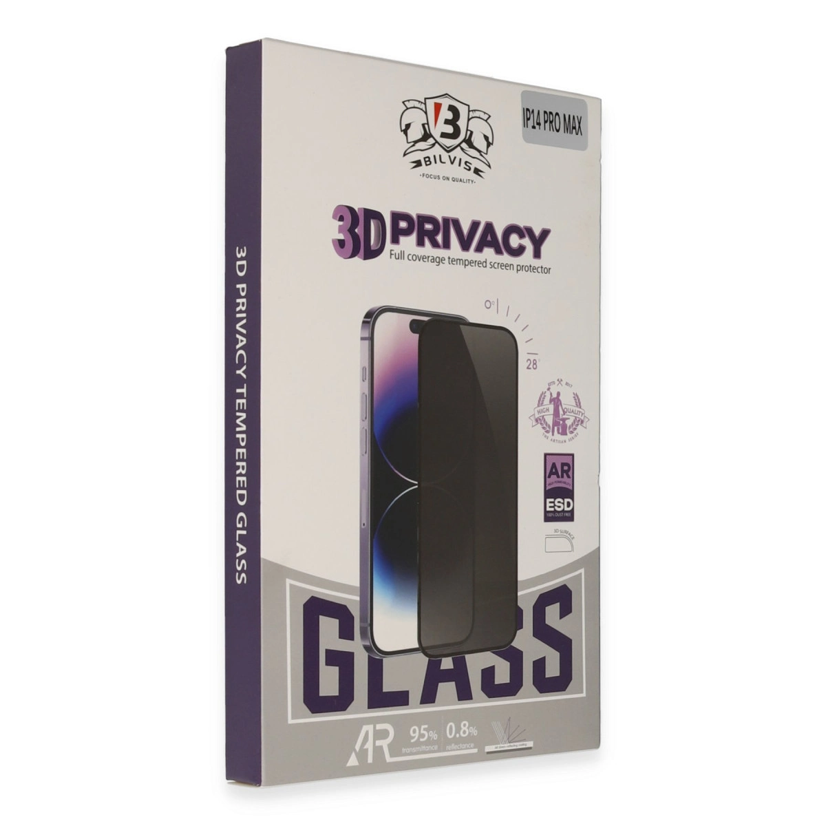 Evimdeyokyok Apple İphone 12 Pro Max Bilvis 3D Hayalet Cam Ekran Koruyucu