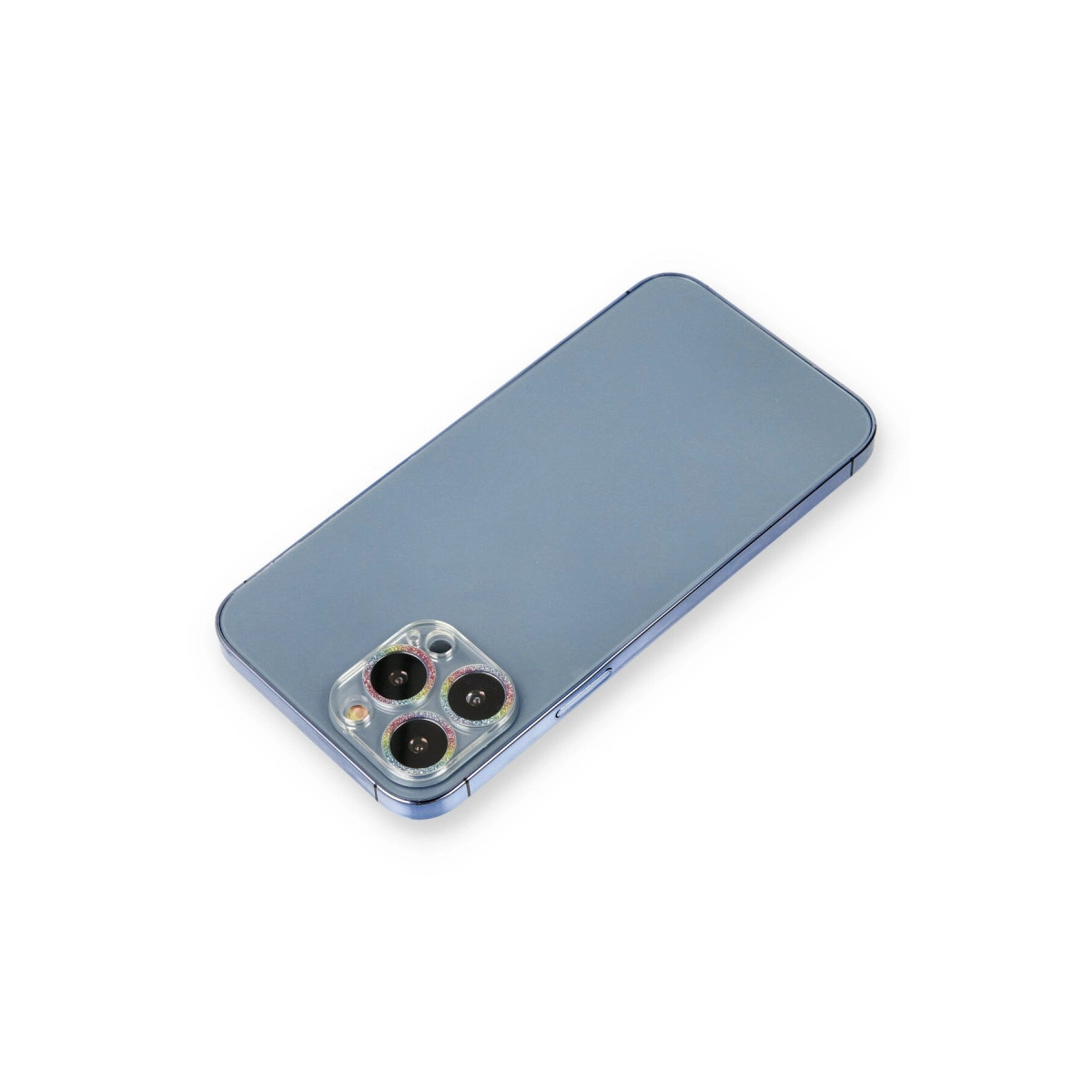 Evimdeyokyok Apple İphone 12 Pro Max Shine Kamera Lens Koruma Cam - Rainbow