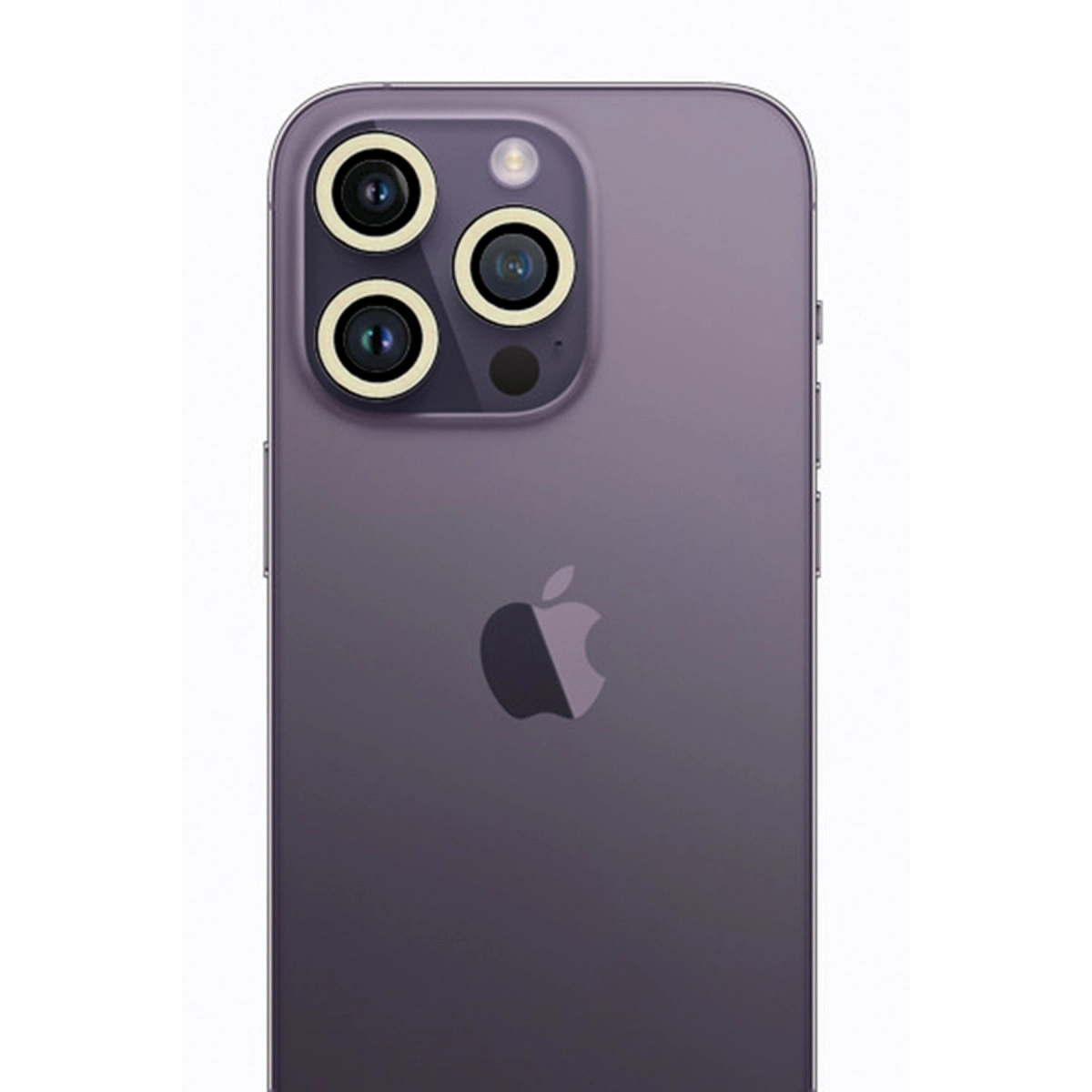 Evimdeyokyok Apple İphone 12 Pro Neon Fosforlu Kamera Lens - Beyaz