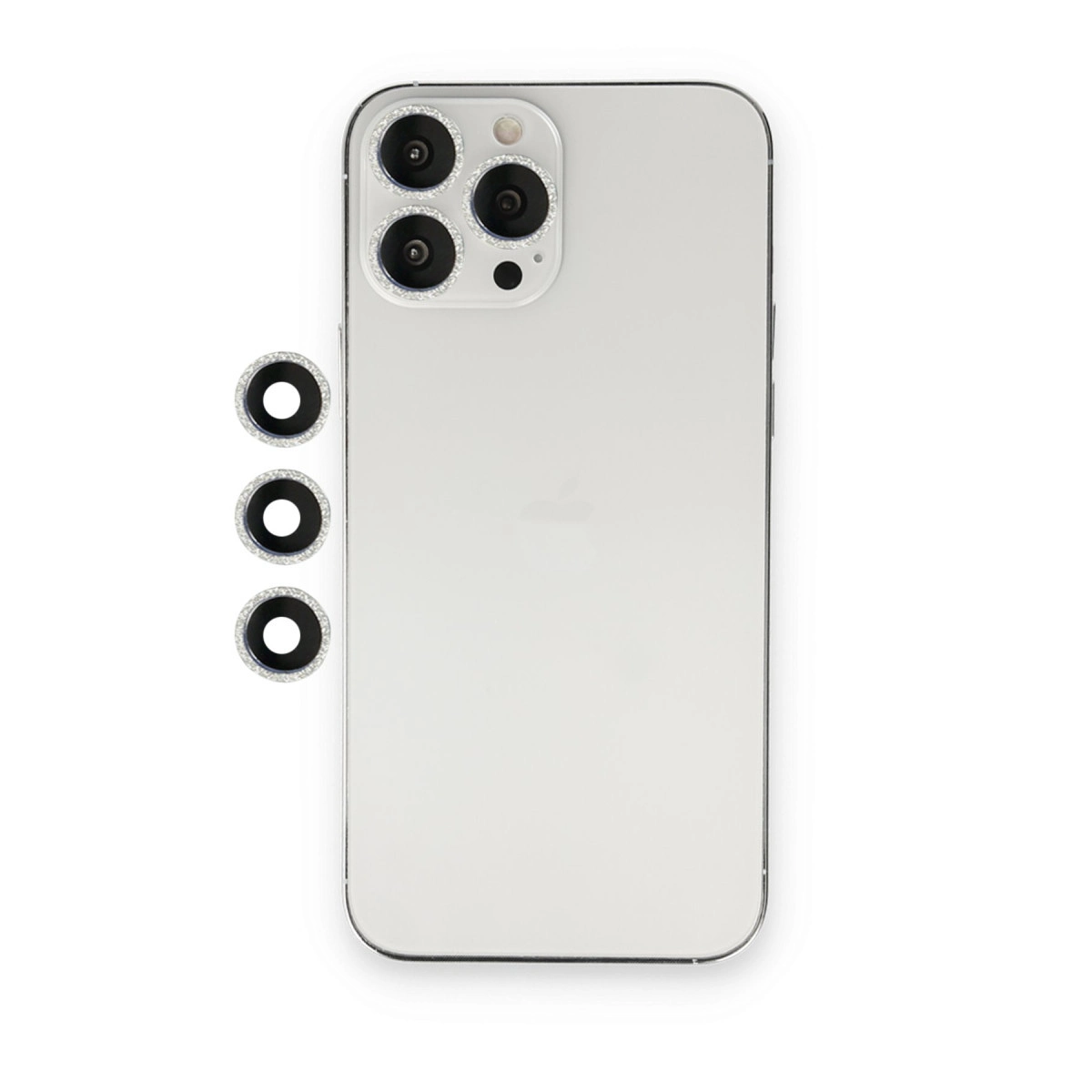Evimdeyokyok Apple İphone 12 Pro Shine Kamera Lens - Gümüş