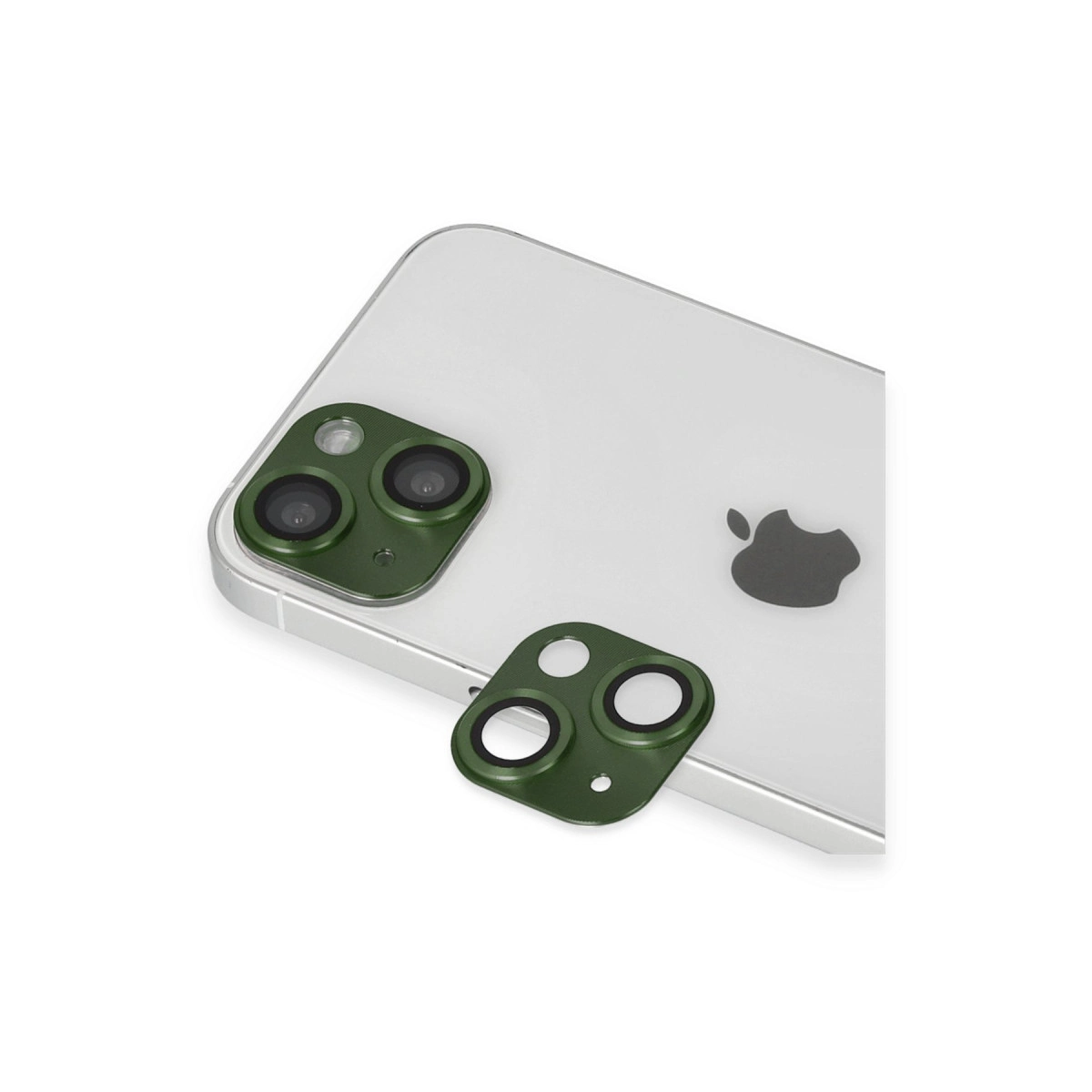 Evimdeyokyok Apple İphone 13 Pers Alüminyum Kamera Lens - Yeşil