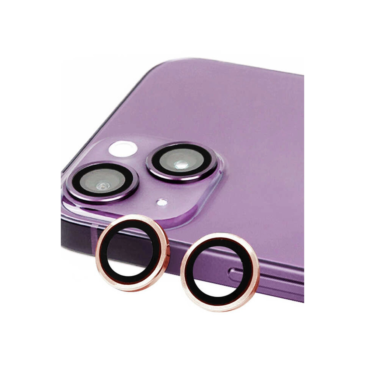 Evimdeyokyok Apple İphone 13 Raze Metal Kamera Lens - Pembe