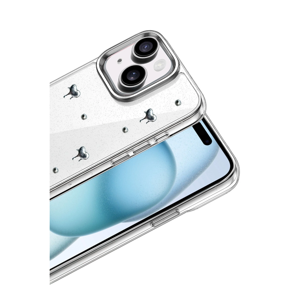 Evimdeyokyok Apple İphone 14 Fiyonk Desenli Kapak - Desen 1