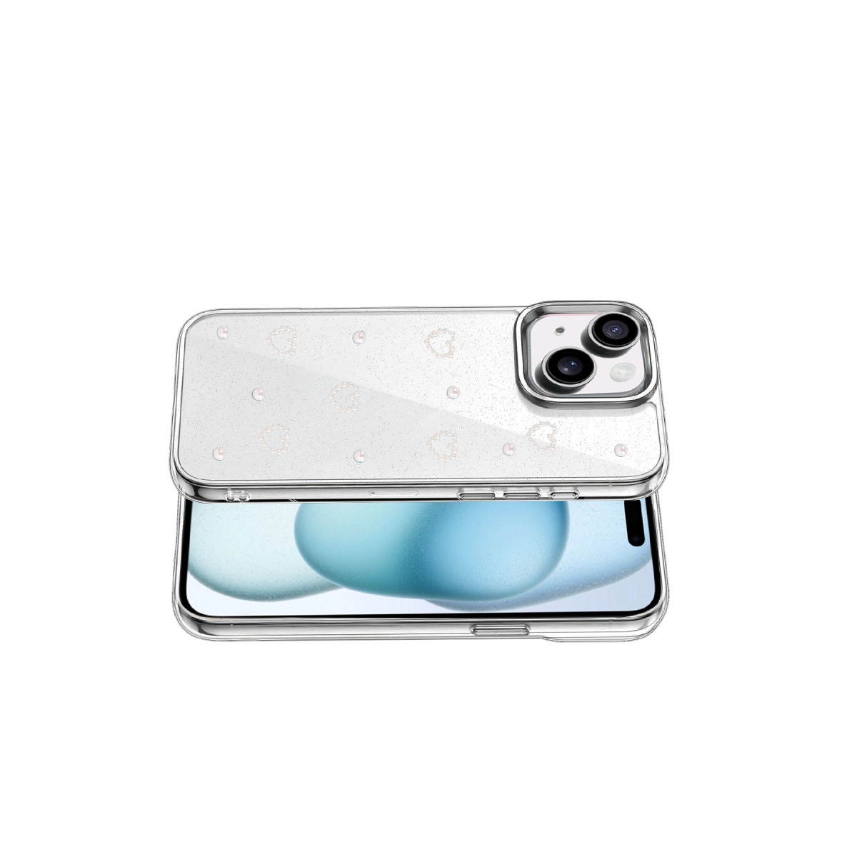 Evimdeyokyok Apple İphone 14 Fiyonk Desenli Kapak - Desen 10