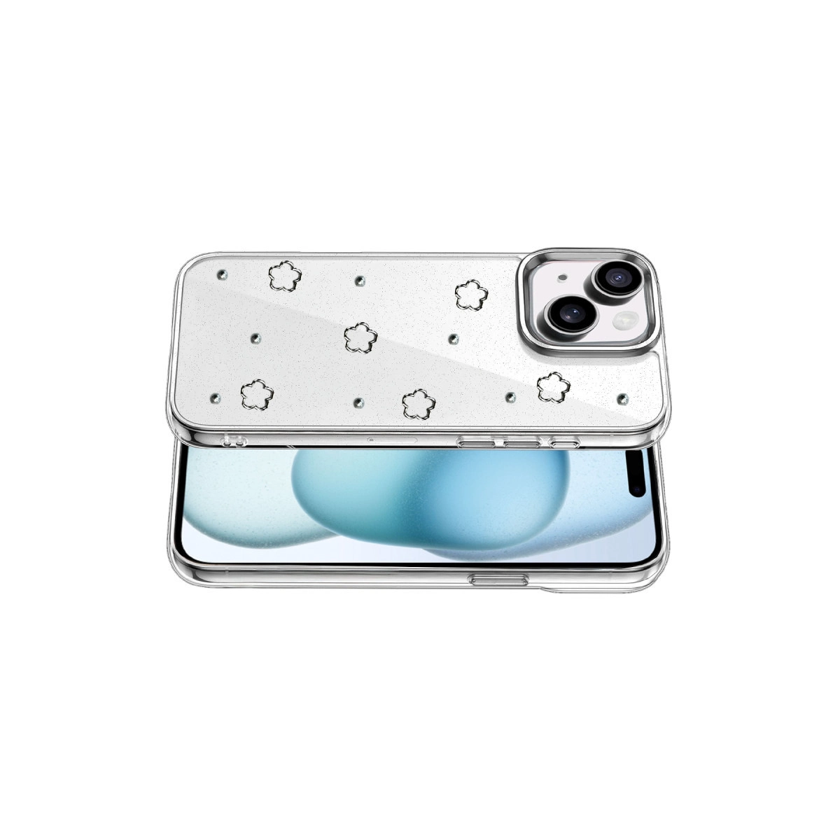 Evimdeyokyok Apple İphone 14 Fiyonk Desenli Kapak - Desen 2