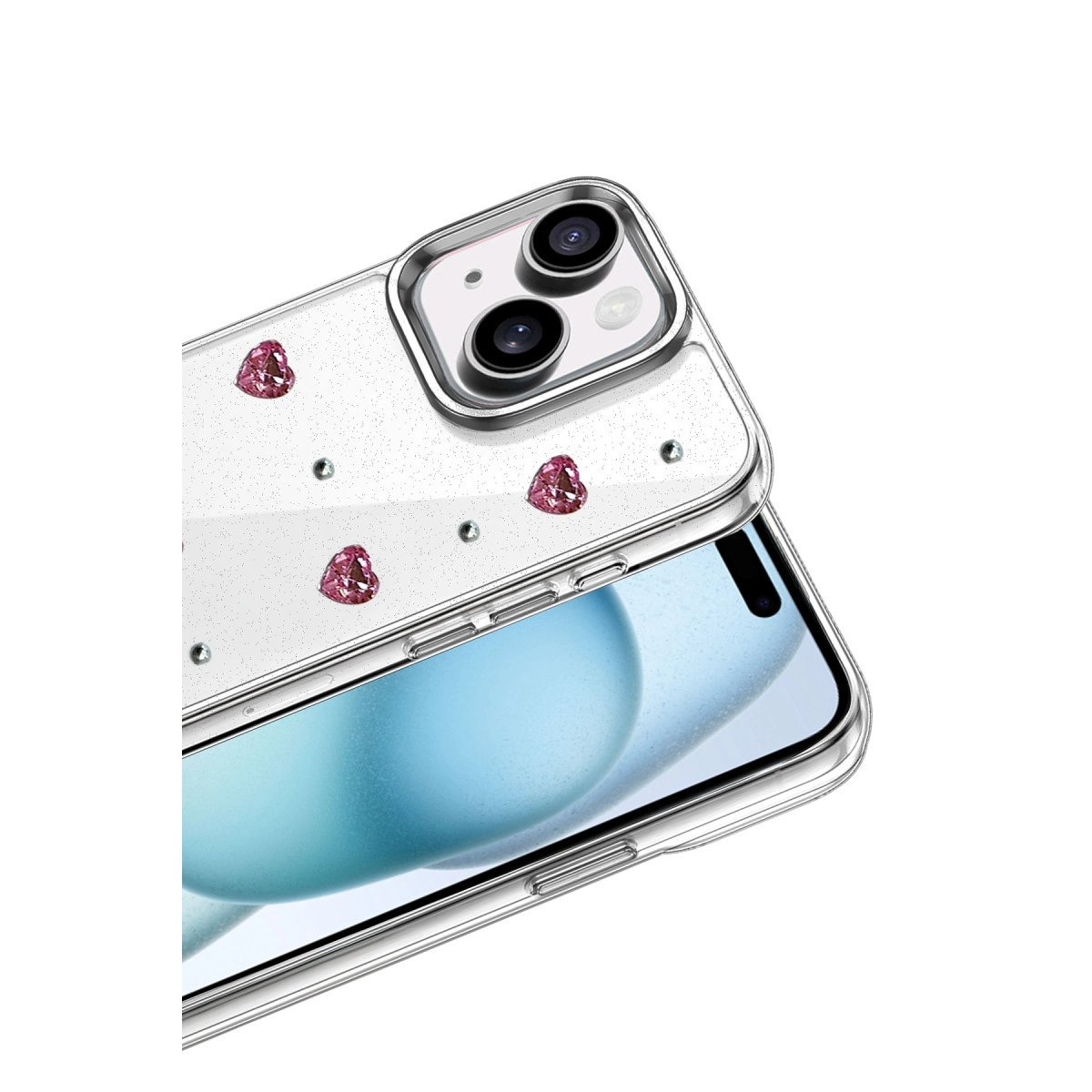 Evimdeyokyok Apple İphone 14 Fiyonk Desenli Kapak - Desen 3