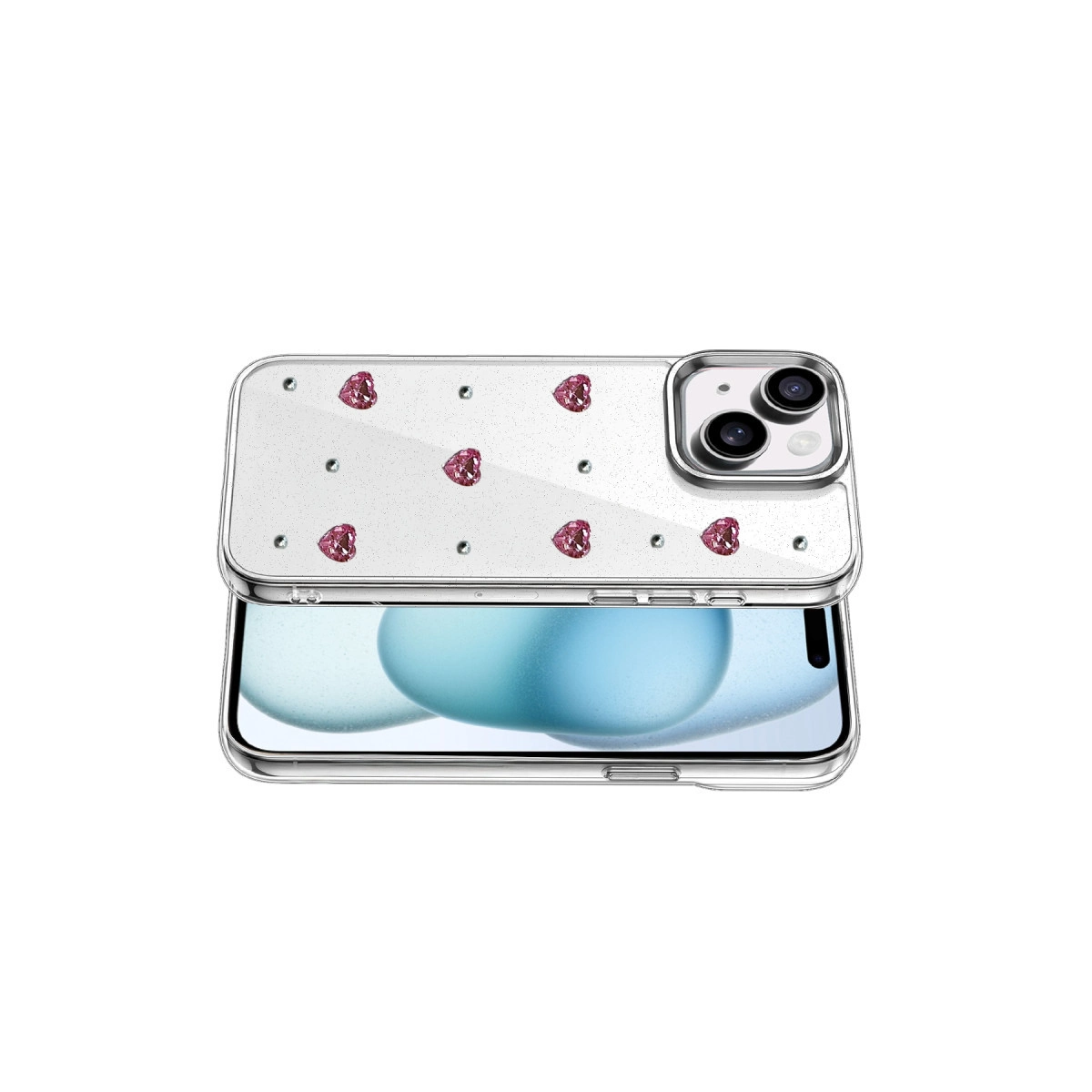Evimdeyokyok Apple İphone 14 Fiyonk Desenli Kapak - Desen 3