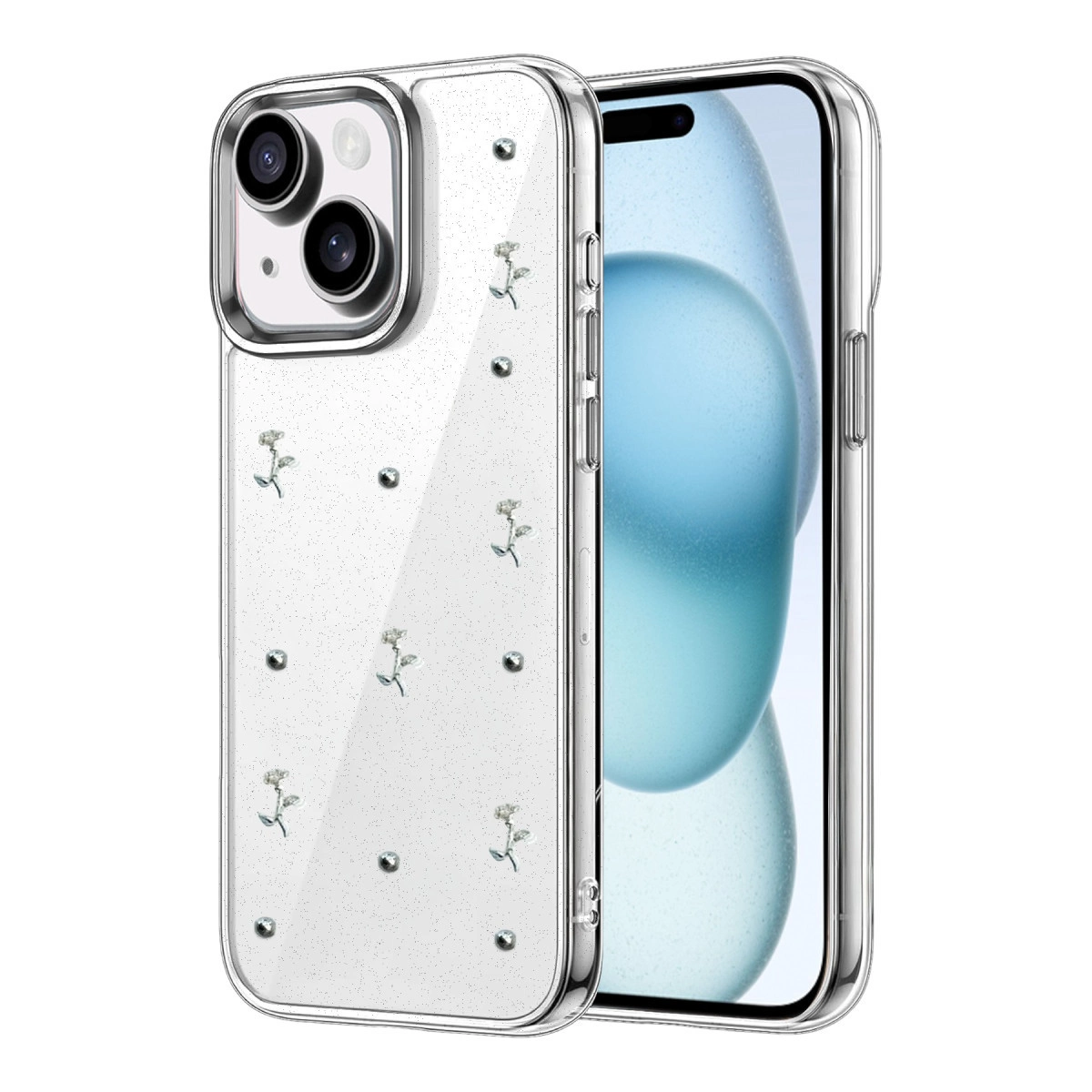 Evimdeyokyok Apple İphone 14 Fiyonk Desenli Kapak - Desen 4