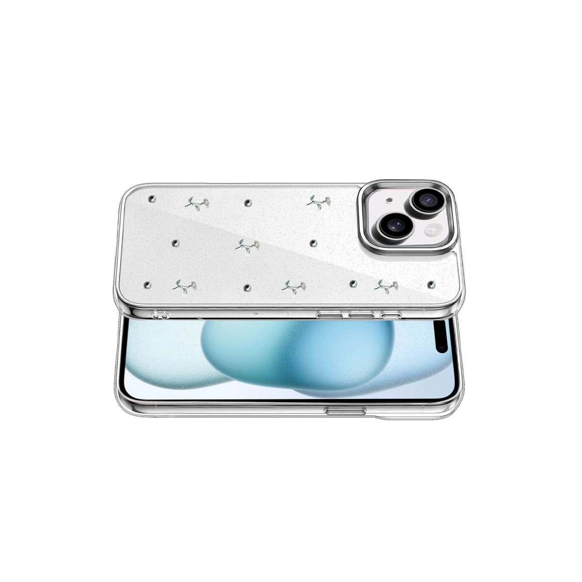 Evimdeyokyok Apple İphone 14 Fiyonk Desenli Kapak - Desen 4