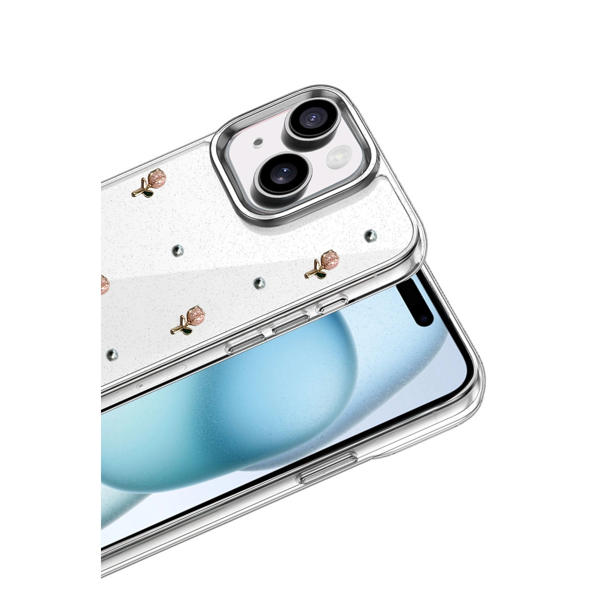 Evimdeyokyok Apple İphone 14 Fiyonk Desenli Kapak - Desen 6