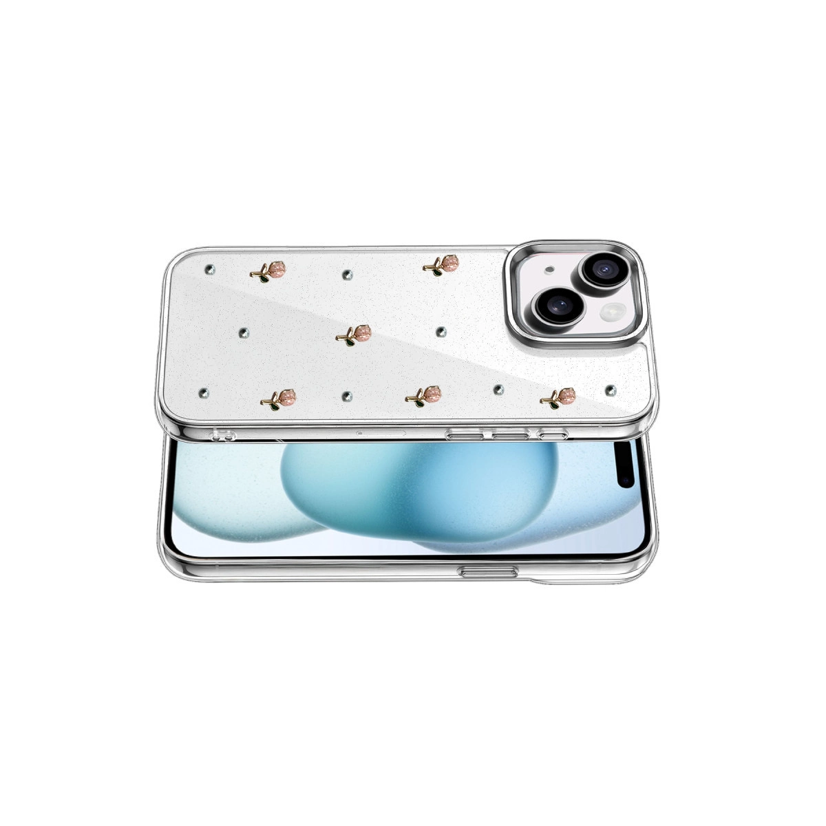 Evimdeyokyok Apple İphone 14 Fiyonk Desenli Kapak - Desen 6