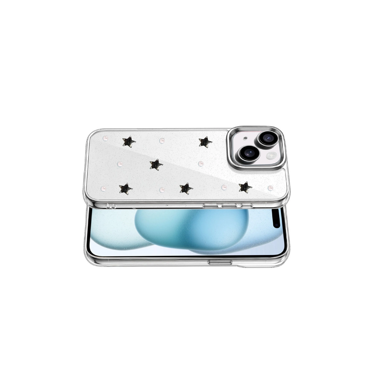 Evimdeyokyok Apple İphone 14 Fiyonk Desenli Kapak - Desen 7