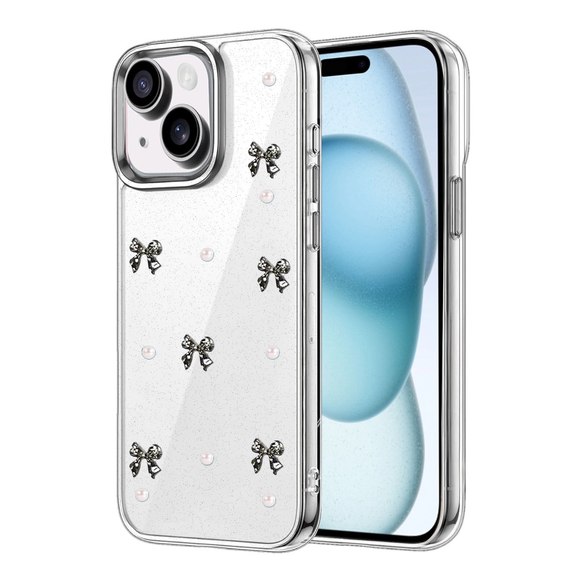 Evimdeyokyok Apple İphone 14 Fiyonk Desenli Kapak - Desen 8