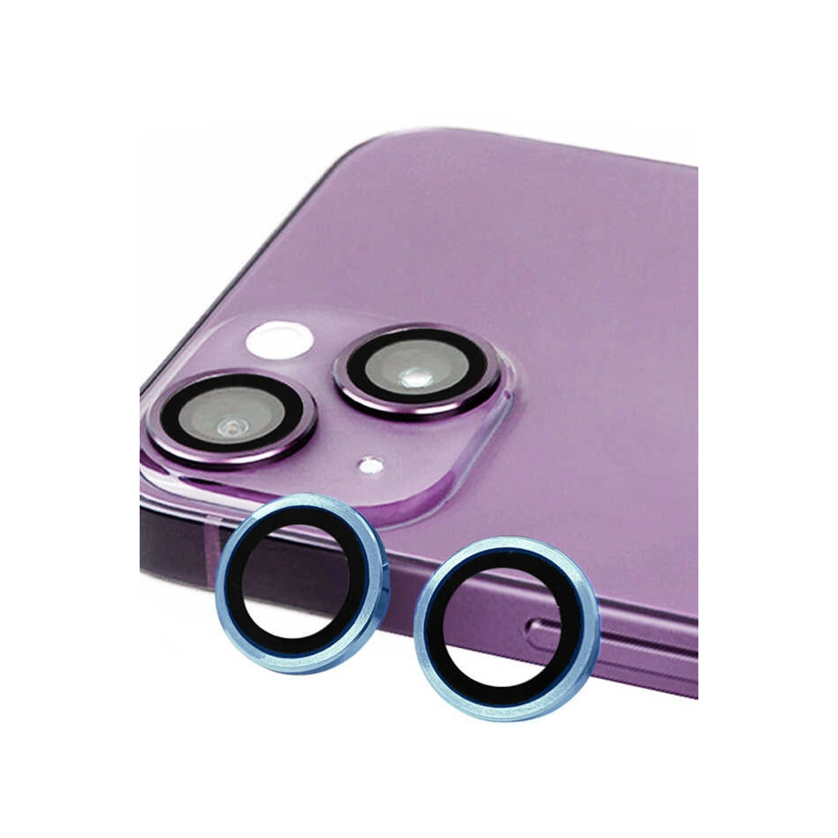 Evimdeyokyok Apple İphone 14 Raze Metal Kamera Lens - Mavi