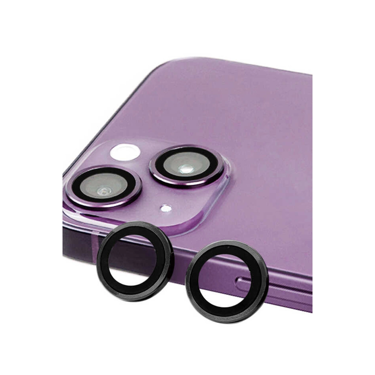 Evimdeyokyok Apple İphone 14 Raze Metal Kamera Lens - Siyah