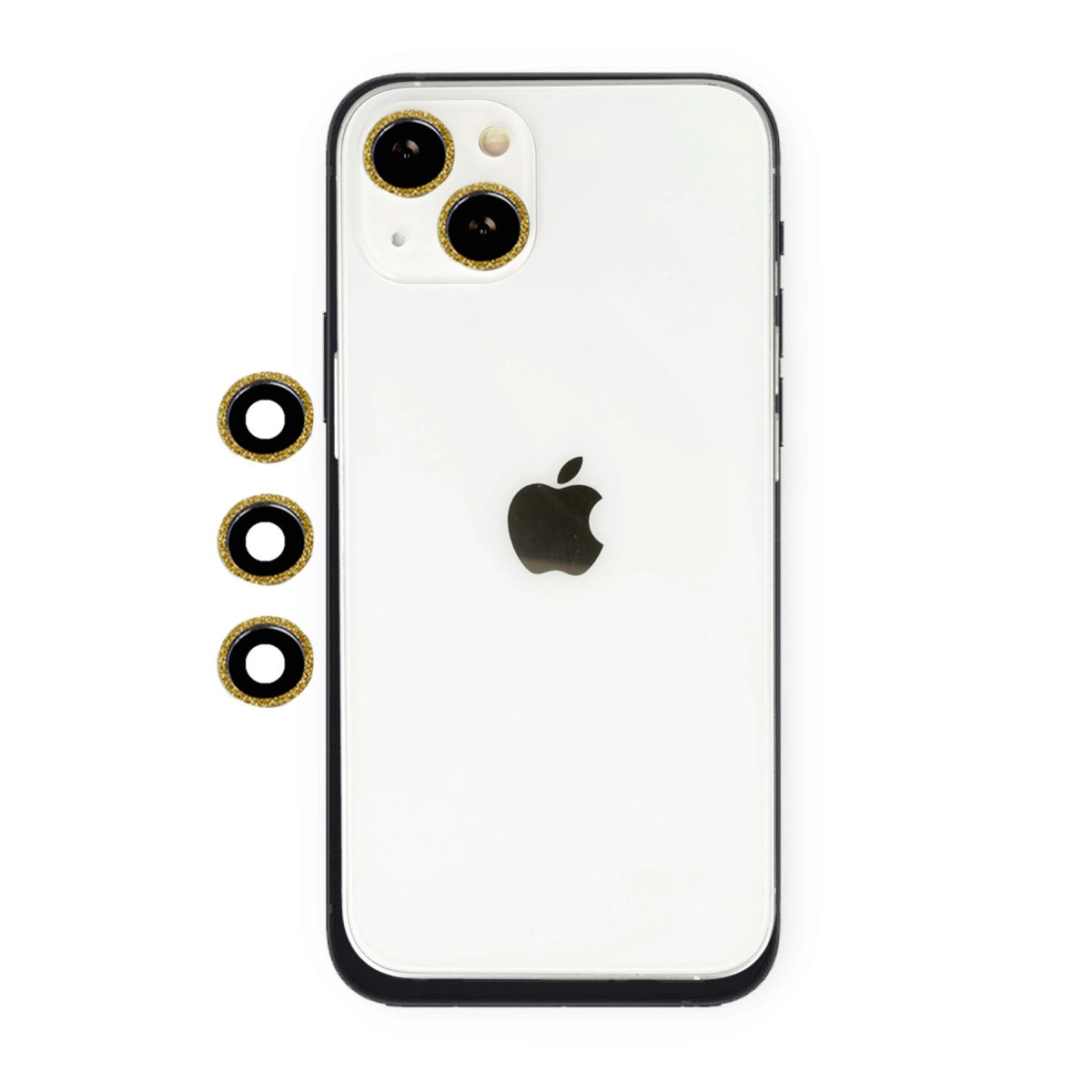 Evimdeyokyok Apple İphone 14 Shine Kamera Lens - Gold