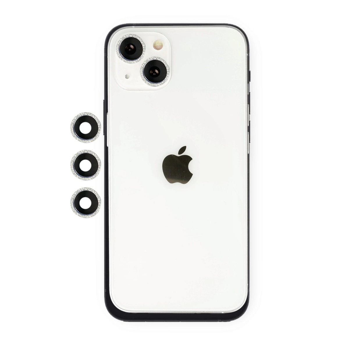Evimdeyokyok Apple İphone 14 Shine Kamera Lens - Gümüş