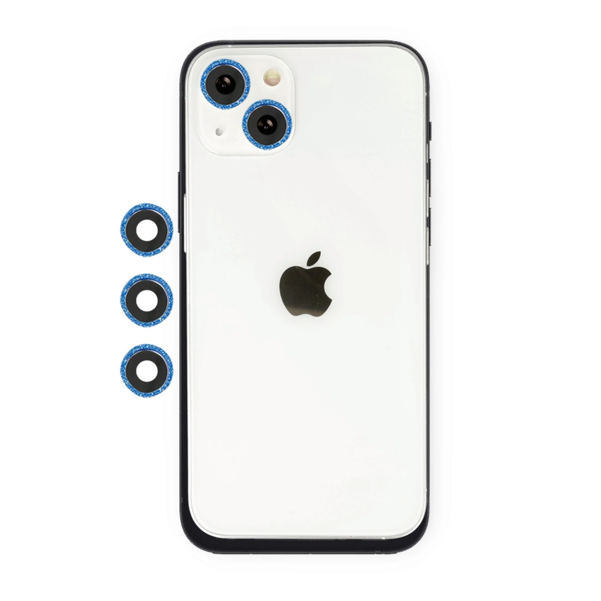 Evimdeyokyok Apple İphone 14 Shine Kamera Lens - Mavi