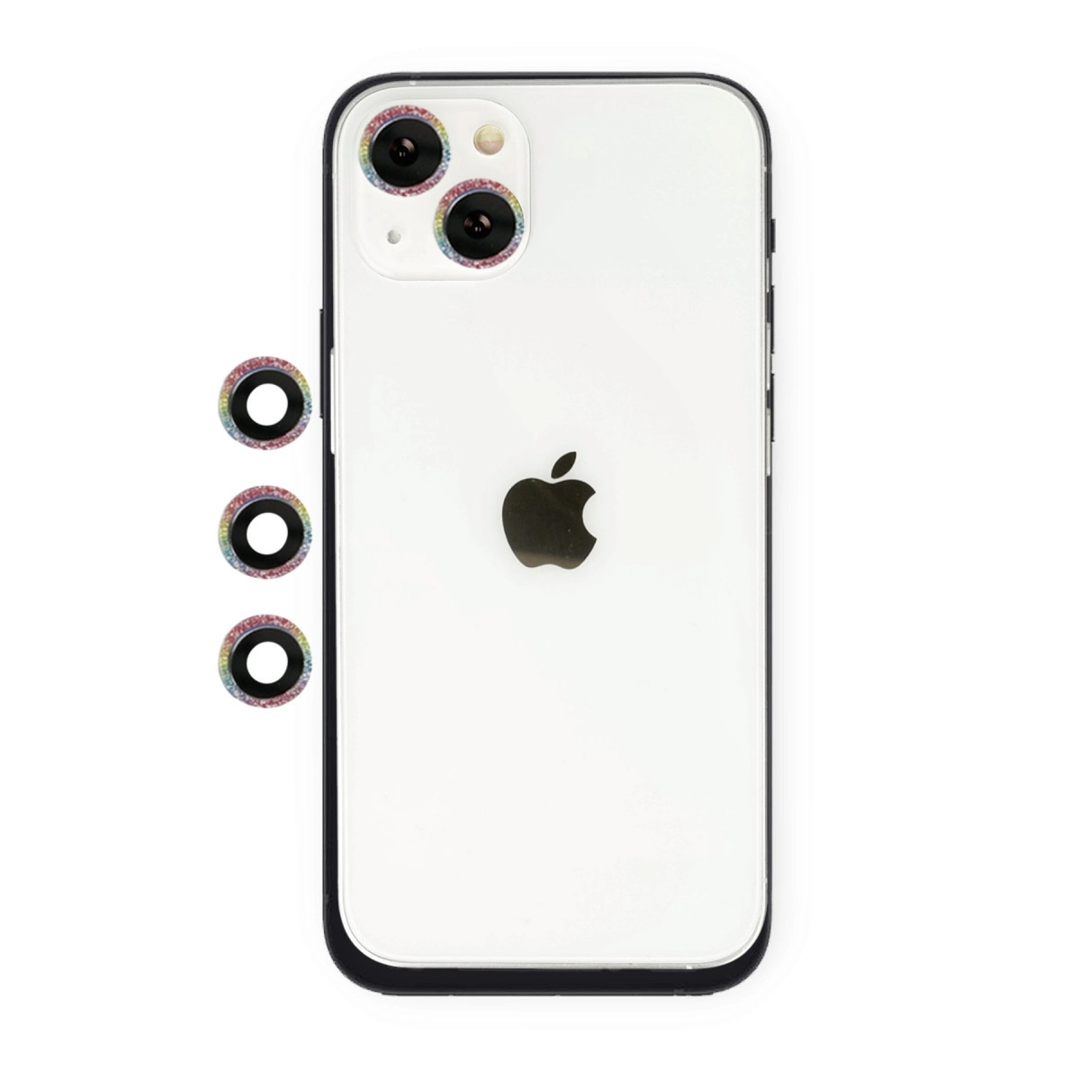 Evimdeyokyok Apple İphone 14 Shine Kamera Lens - Rainbow