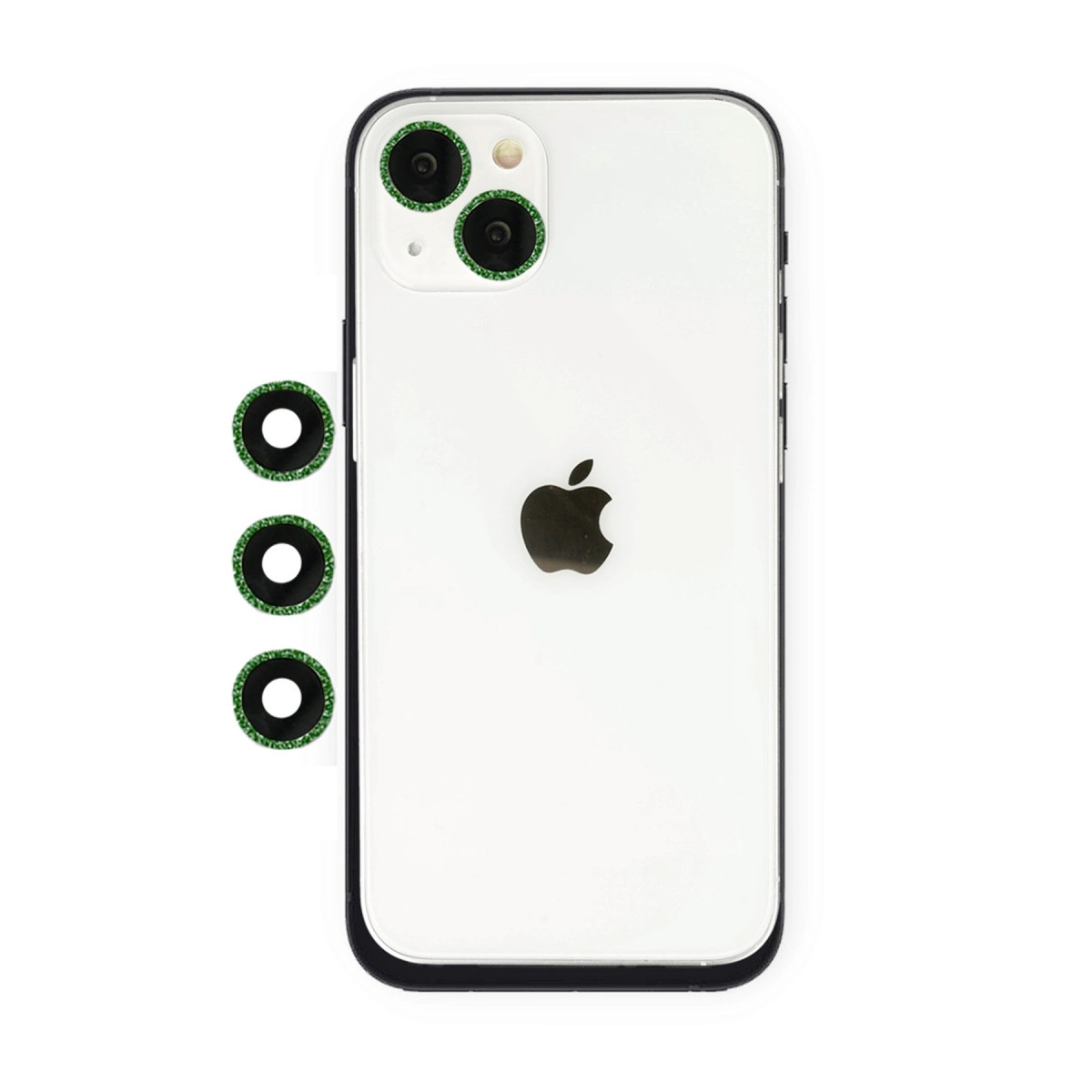 Evimdeyokyok Apple İphone 14 Shine Kamera Lens - Yeşil
