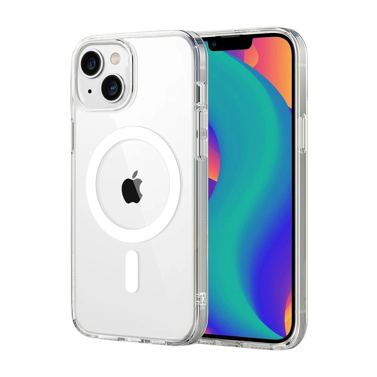 Evimdeyokyok Apple İphone 15 Combo Sert Şeffaf Magsafe Kapak - Şeffaf