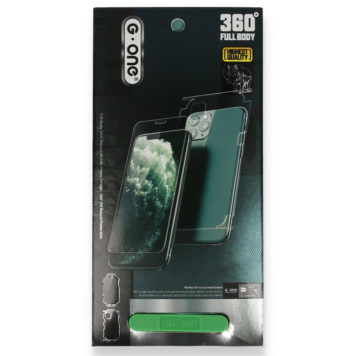Evimdeyokyok Apple İphone 15 Pro 360 Mat Full Body Arka Koruyucu