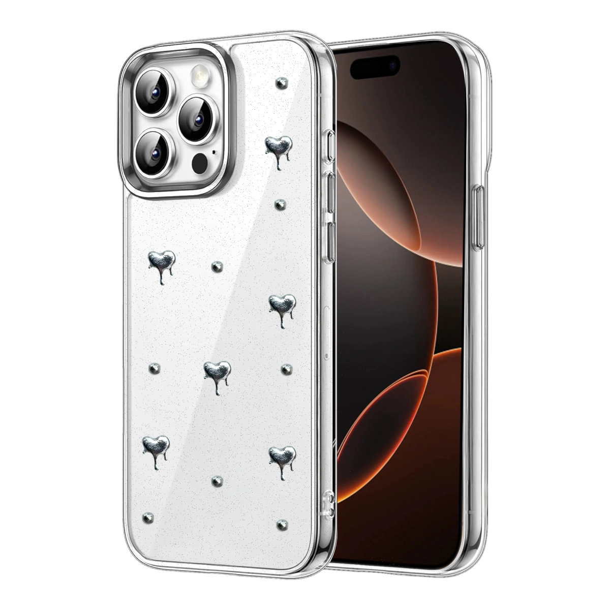 Evimdeyokyok Apple İphone 15 Pro Max Fiyonk Desenli Kapak - Desen 1