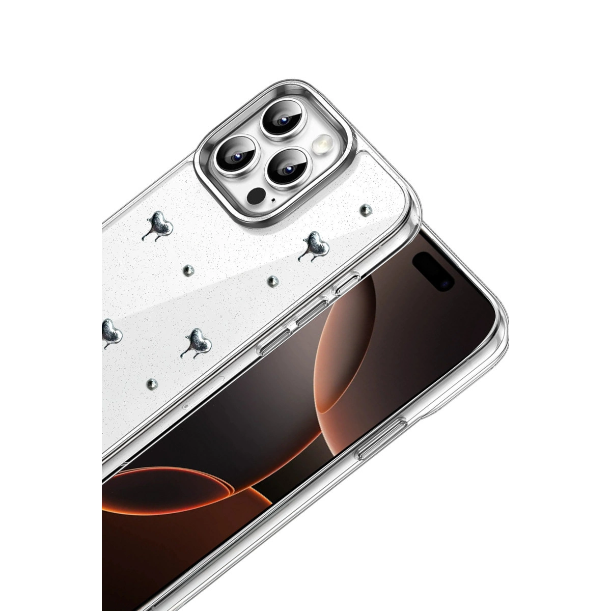 Evimdeyokyok Apple İphone 15 Pro Max Fiyonk Desenli Kapak - Desen 1