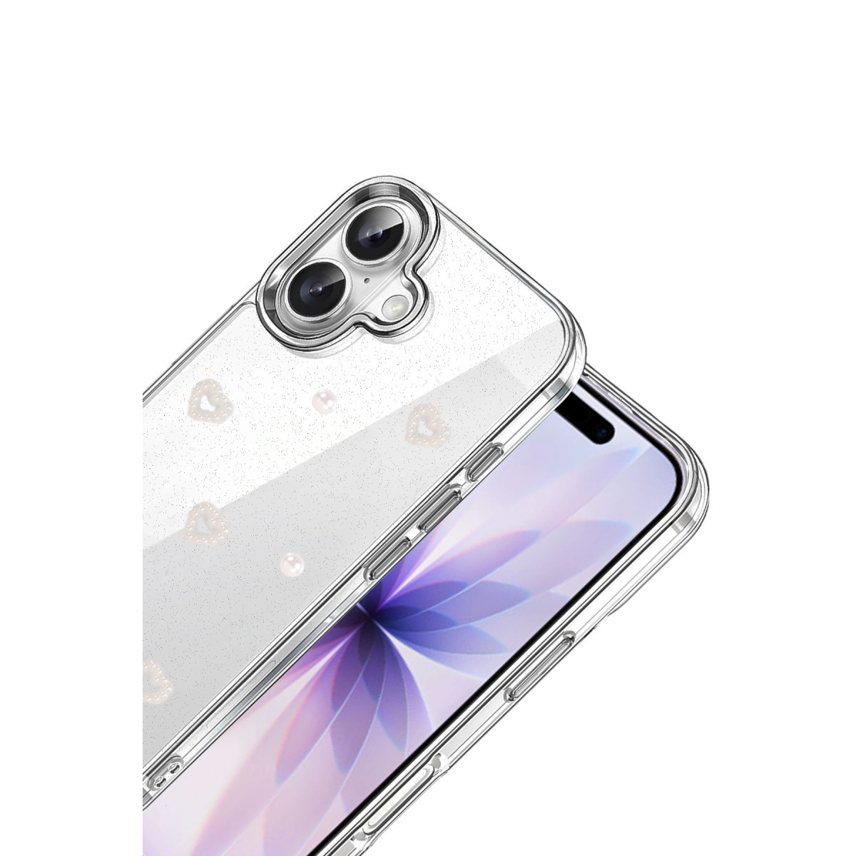 Evimdeyokyok Apple İphone 16 Fiyonk Desenli Kapak - Desen 10