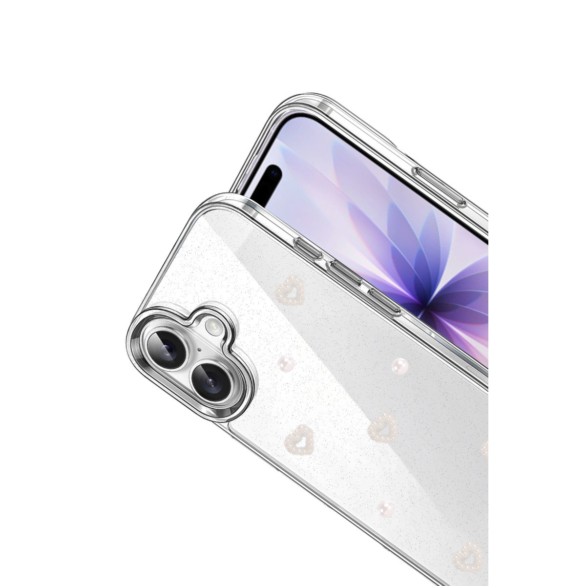 Evimdeyokyok Apple İphone 16 Fiyonk Desenli Kapak - Desen 10